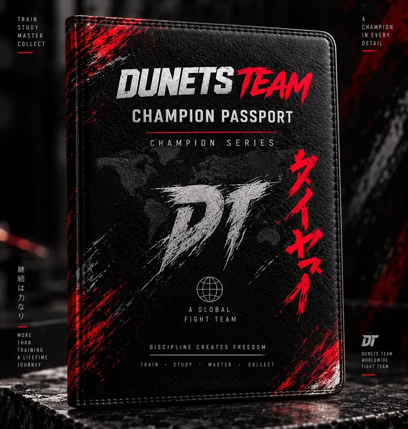 Дизайн обложки Dunets Team Champion Passport